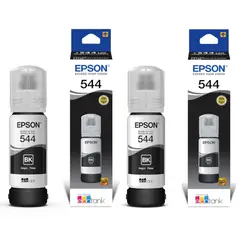 EPSON - Tintas T544 Negra kit de dos Botellas 544