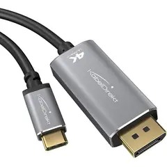 GENERICO - KabelDirekt Adaptador USB-C a DisplayPort hasta 4K2160p60Hz 1.8 mts