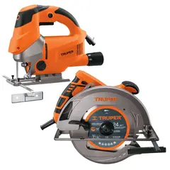 TRUPER - Sierra Circular 7 1/4" 1500W + Sierra Caladora 750W