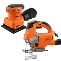 TRUPER - Lijadora Orbital 200W y Sierra Caladora Profesional 750W