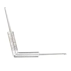 GENERICO - Parrilla de Mano en Acero Inoxidable