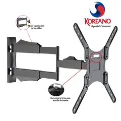 KOREANO SEGURIDAD E INNOVACION - Rack Móvil para TV 32 a 60 pulgadas - KL70