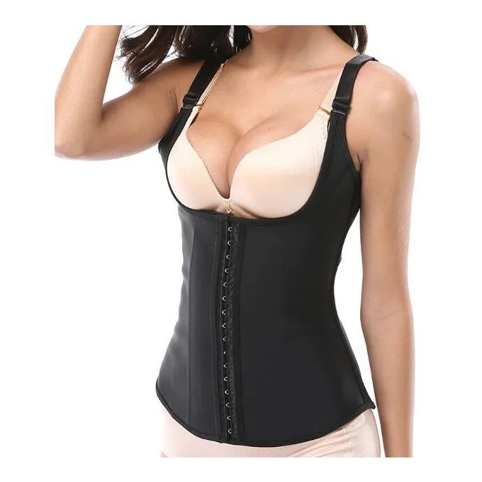 FAJA MUJER POST PARTO REDUCE MOLDEA ALTA COMPRESION OFICINA GYM