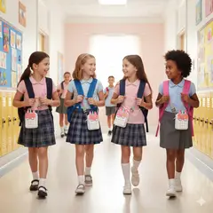 GENERICO - Mini Cartera Morral Pop it Antiestrés Unicornio Blanco