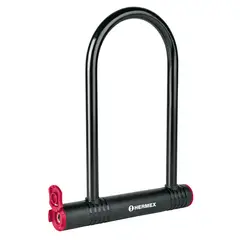 HERMEX - Candado Tipo U Bicicleta Scooter Moto Acero CB-24