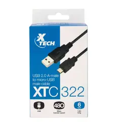 XTECH - Cable XTC-322 - USB 2.0 A Micro USB