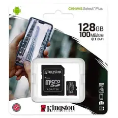 KINGSTON - Memoria Microsd 128Gb + Adaptador Sd