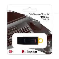 KINGSTON - MEMORIA USB 3.2 EXODIA 128 GB NEGRO