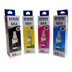 EPSON - KIT de TINTA T664 ORIGINALES serie L - L395 L380 L575 L555