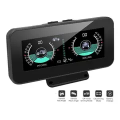 GENERICO - Inclinometro Digital Vehicular Pendiente Inclinación 12-24v