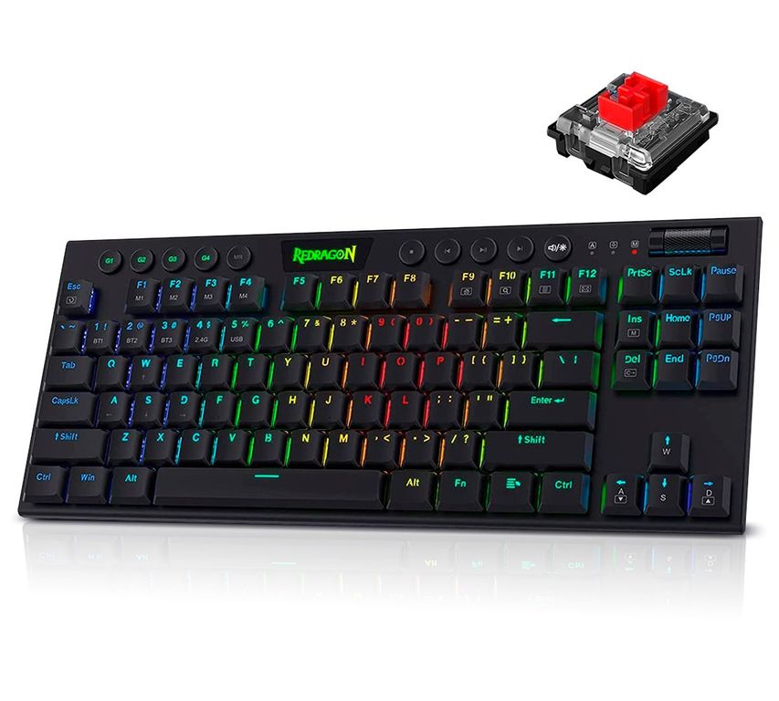 K621 Horus TKL Teclado mecánico inalámbrico RGB Ultradelgado