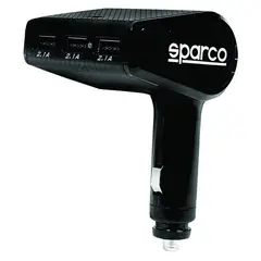 SPARCO - Cargador carga rápida usbx3 - 6.3 amp spe171