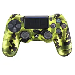 VARIOS - Funda para Mando PS4 Dualshock Verde Claro Camuflado