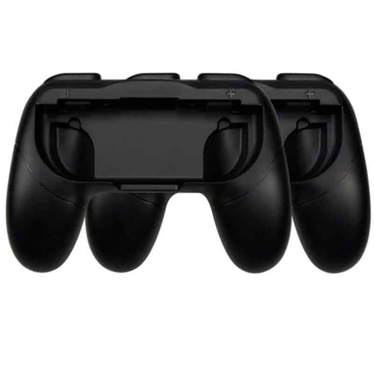 2 und Adaptador para Joy Cons Mando Nintendo Switch Agarre Negro