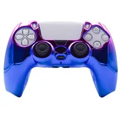 VARIOS - Case para Mando PS5 Dualsense Protector Rígido Azul con Morado