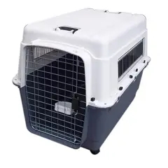 GENERICO - Kennel Transportador Jaula L80 Perros Grandes Fibra Llantas