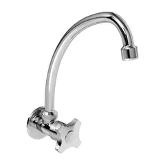 ITALGRIF - Llave Lavadero Cromado a la pared - Punta Sal