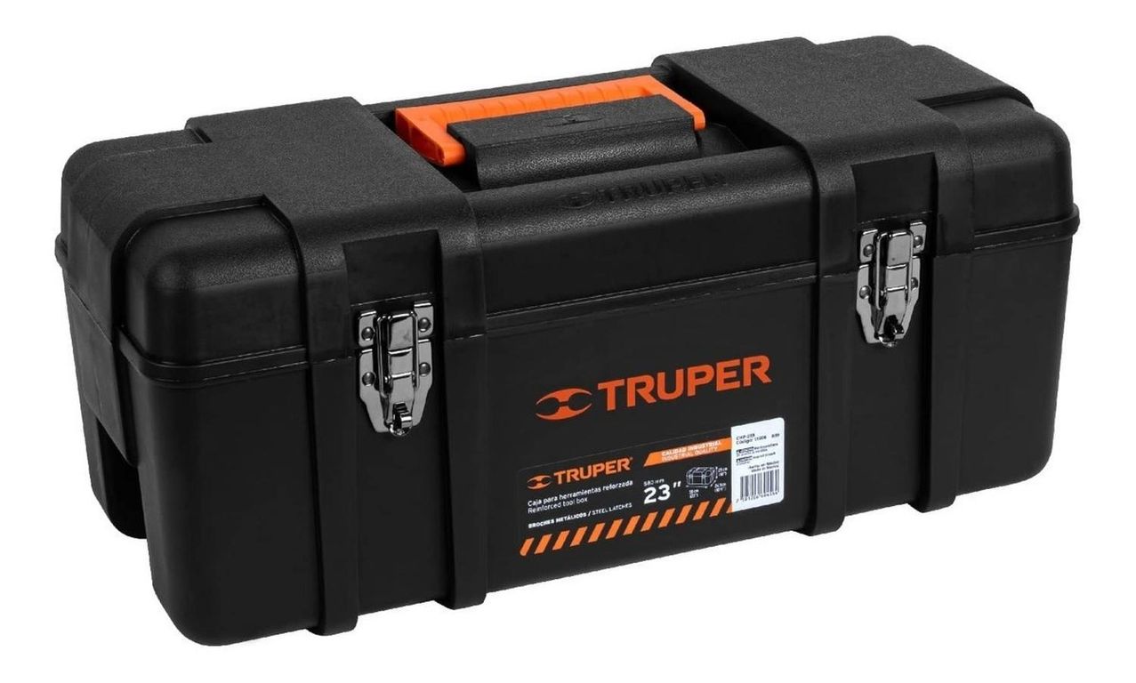 Caja para herramienta de 23 industrial broches metálicos Truper
