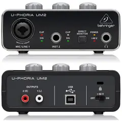 BEHRINGER - Interfaz Audio U-Phoria Um2 Usb