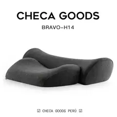 CHECAGOODS - Almohada Ortopédica Anatómica CHECA GOODS H14 Gris Oscuro