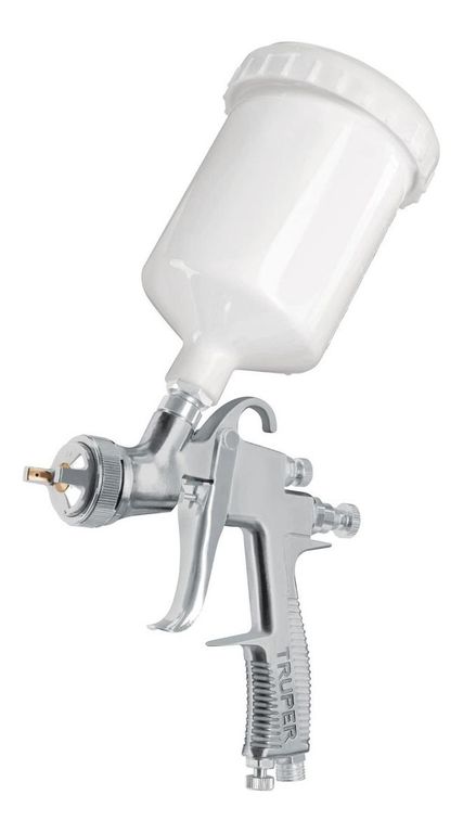 Pistola para pintar gravedad LVLP vaso plástico boquilla 1.4 mm