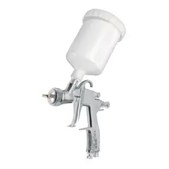 TRUPER - Pistola para pintar gravedad LVLP vaso plástico boquilla 1.4 mm