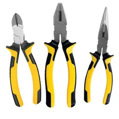 PRETUL - Juego de 3 alicates mango confort grip