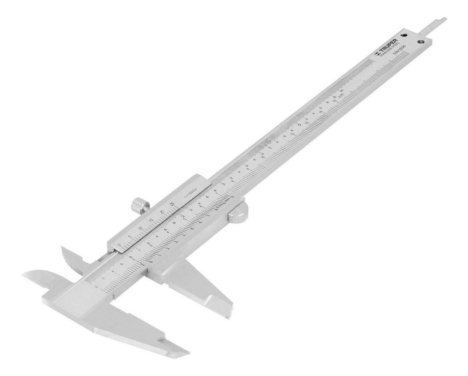 Calibrador vernier analógico 6 acero inoxidable STD y mm