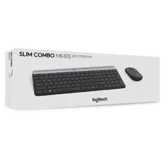 LOGITECH - Teclado & Mouse MK470 Inalambrico Slim 36M de batería