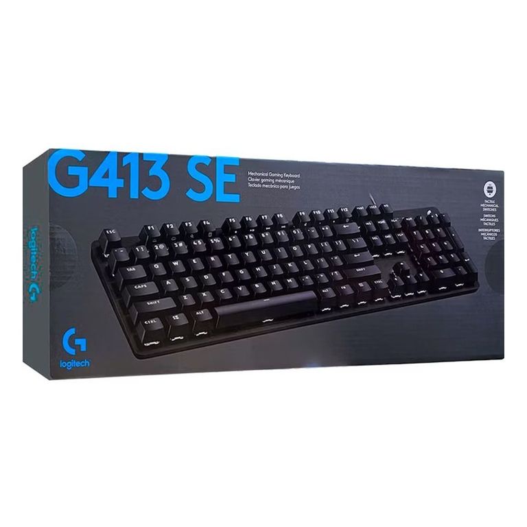 Teclado Gamer G413 SE Led White Mecánico FPS