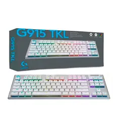 LOGITECH - Teclado Gamer G915 TKL Lightspeed Multidispositivo - Blanco