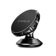 CAFELE - Soporte Magnetico De Telefono Para Carro - Solumatica - Holder Negro