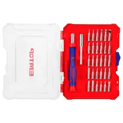 EMTOP - Juego de 32 Destornilladores de Presición EBST03202