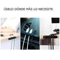 TOPK - Pack x2 - Organizador De 5 Cables
