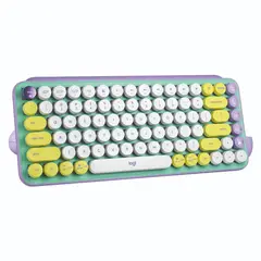 LOGITECH - TECLADO POP KEYS BT FRESH VIBES LILAGREEN