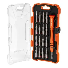 TRUPER - Juego desarmador joyero con 16 puntas