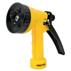 PRETUL - Pistola para riego de 5 funciones plástica,