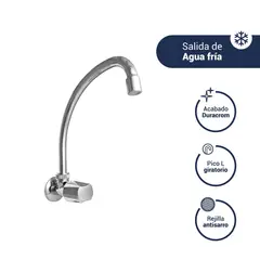 VAINSA - Llave para lavadero avante hecho en bronce