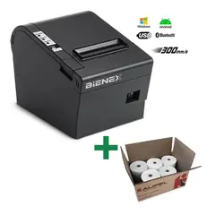 BIENEX - Impresora ticketera termica 80mm USB BLUETOOTH BIENEX.