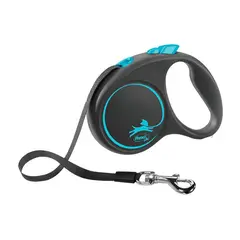 FLEXI - Correa para perros retractil black 5m max 50kg - azul