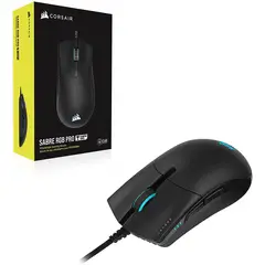 CORSAIR - Mouse Gamer SABRE RGB PRO CHAMPION SERIES Cableado USB - Negro