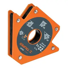 TRUPER - Escuadra magnética 4" para soldar capacidad 22 Kg