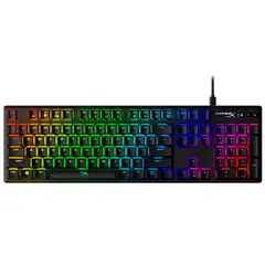 HYPERX - Teclado Alloy Origins QWERTY Red español color negro