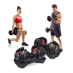 URBAN FIT - Mancuernas Ajustables/Regulables de 2.5 a 24Kg x 2 - 48kg