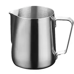 LIMA CON CAFEINA - Jarra Barista 600ml - Acero Inox Pulido Latte Art - MILK PITCHER JUG