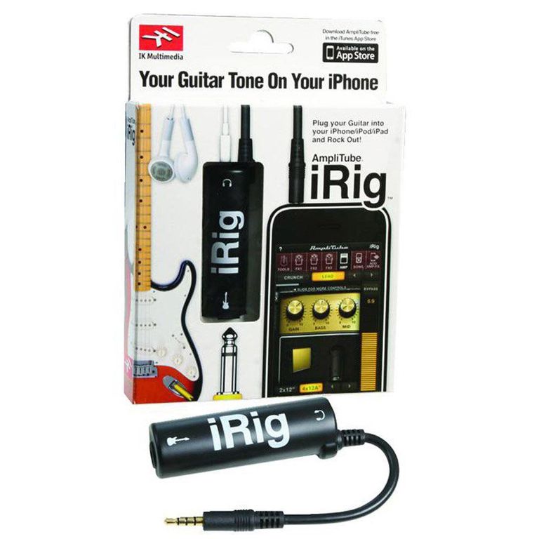 Interfaz para guitarra adaptador irig Amplitube para ios iphone ipod