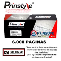 PRINSTYLE - TONER 6.000 PÁG 30A / CF230X CF230A  ISO RENDIMIENTO 19752