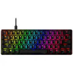 HYPERX - Teclado Alloy Origins 60 Lineal Red inglés color negro
