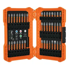 TRUPER - Juego con 40 puntas de impacto mixtas largos 1" y 2"