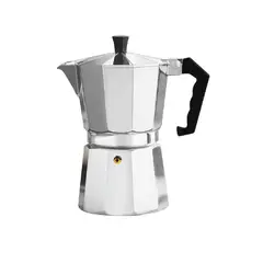 GENERICO - Cafetera Italiana Moka P-6 Tazas de Aluminio - Coffe